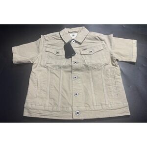 G-Star RAW NEW Arc Jacket Short Sleeve Canvas Stretch Beige Size XS
